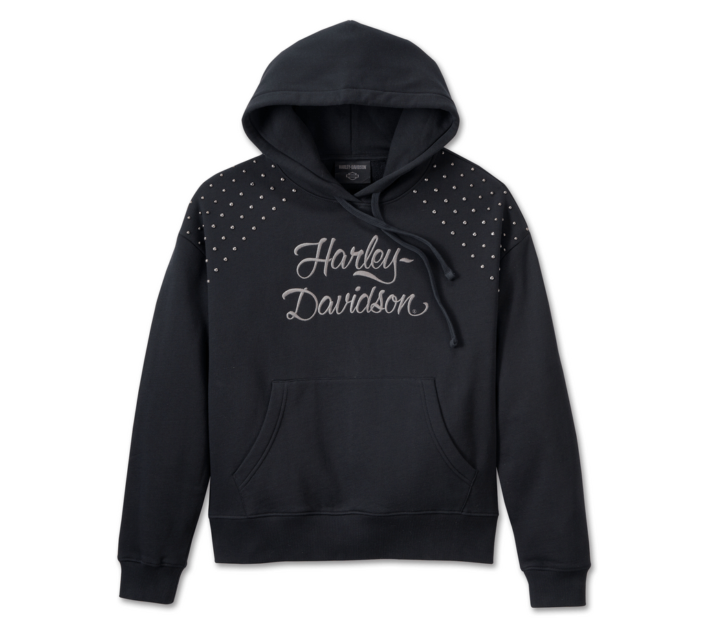 Women's Studded Pullover Hoodie